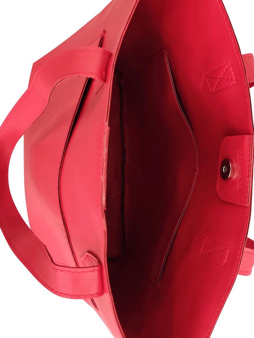 red leatherette (pu) regular handbag combo - 16370289 - Standard Image - 2