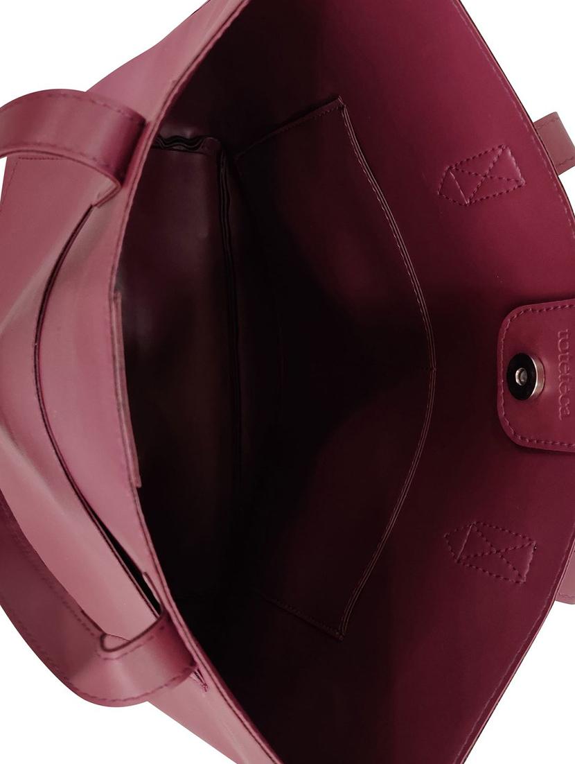 maroon leatherette (pu) regular handbag combo - 16370291 - Standard Image - 2
