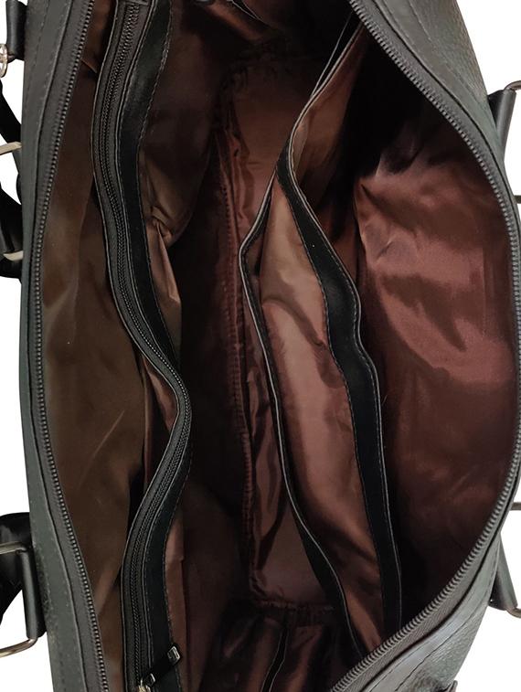black leatherette (pu) laptop bag - 16370308 - Standard Image - 2