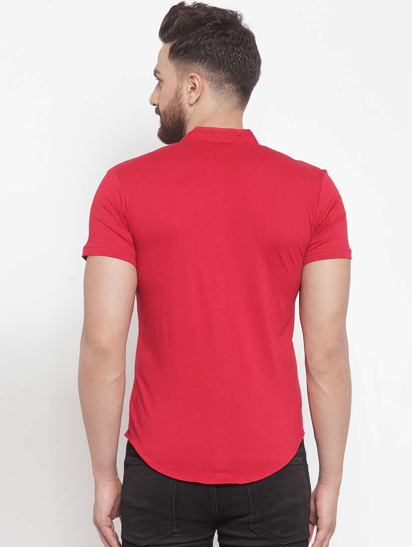 mens solid casual shirt - 16370373 -  Standard Image - 2