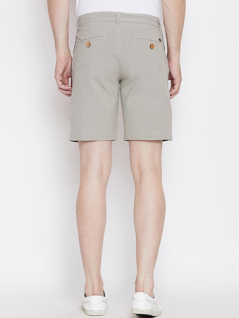 grey side striped shorts - 16370432 - Standard Image - 2
