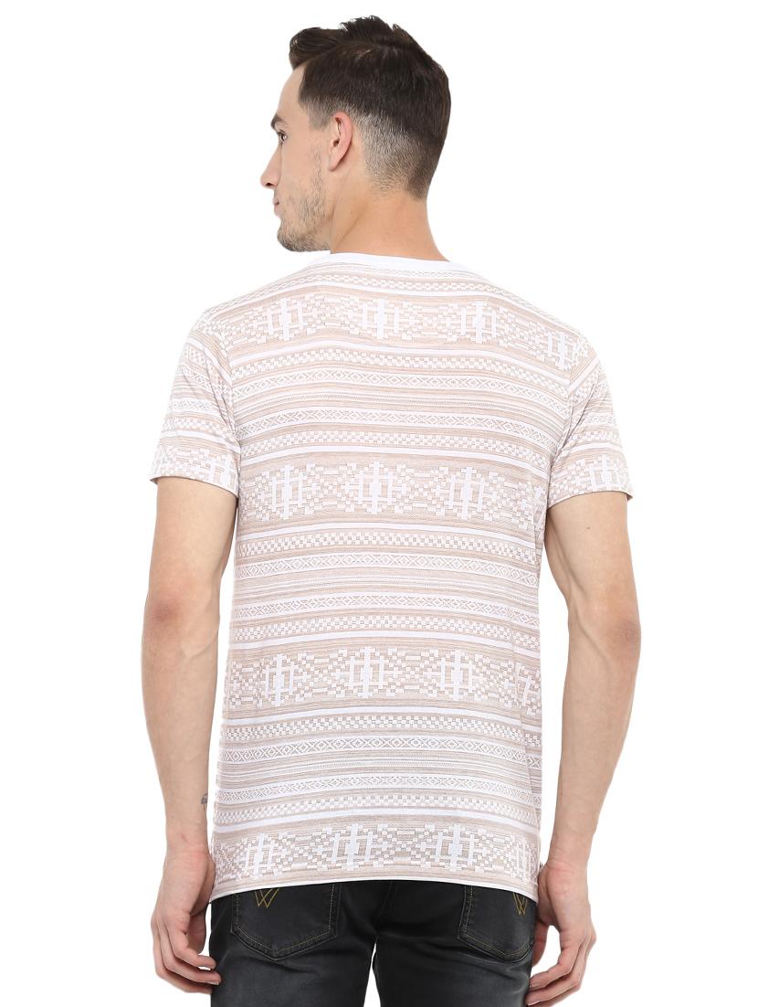 brown printed t-shirt - 16373186 - Standard Image - 2