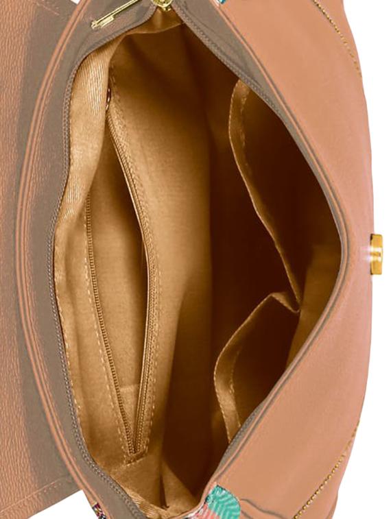 pink leatherette (pu) sling bag - 16374536 - Standard Image - 2