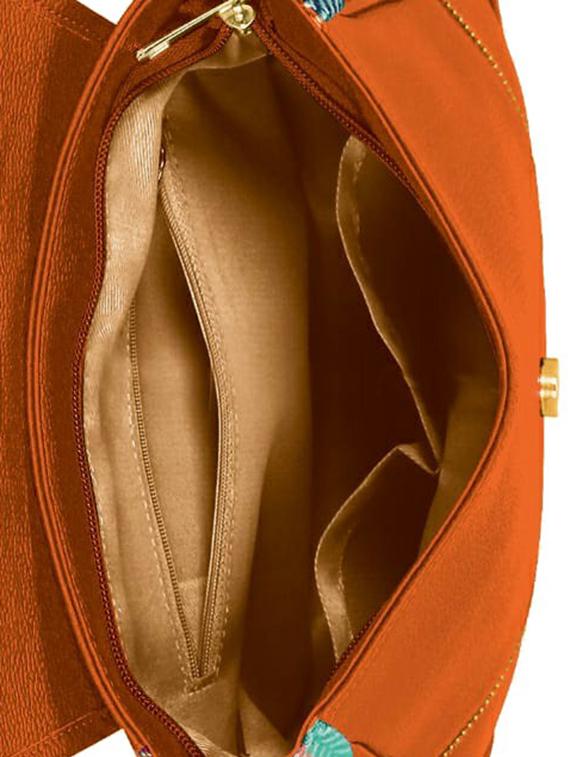 tan leatherette (pu) sling bag - 16374538 - Standard Image - 2