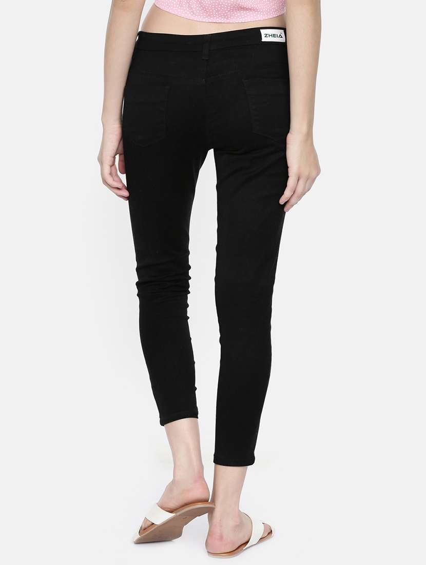 mid rise slim fit cropped jeans - 16383766 -  Standard Image - 2