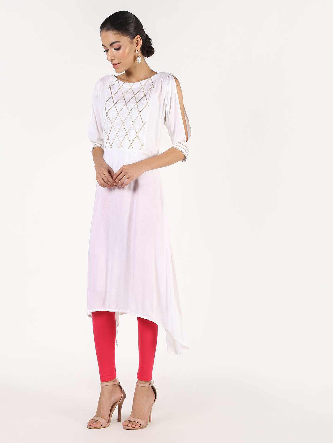 women's asymmetric kurta