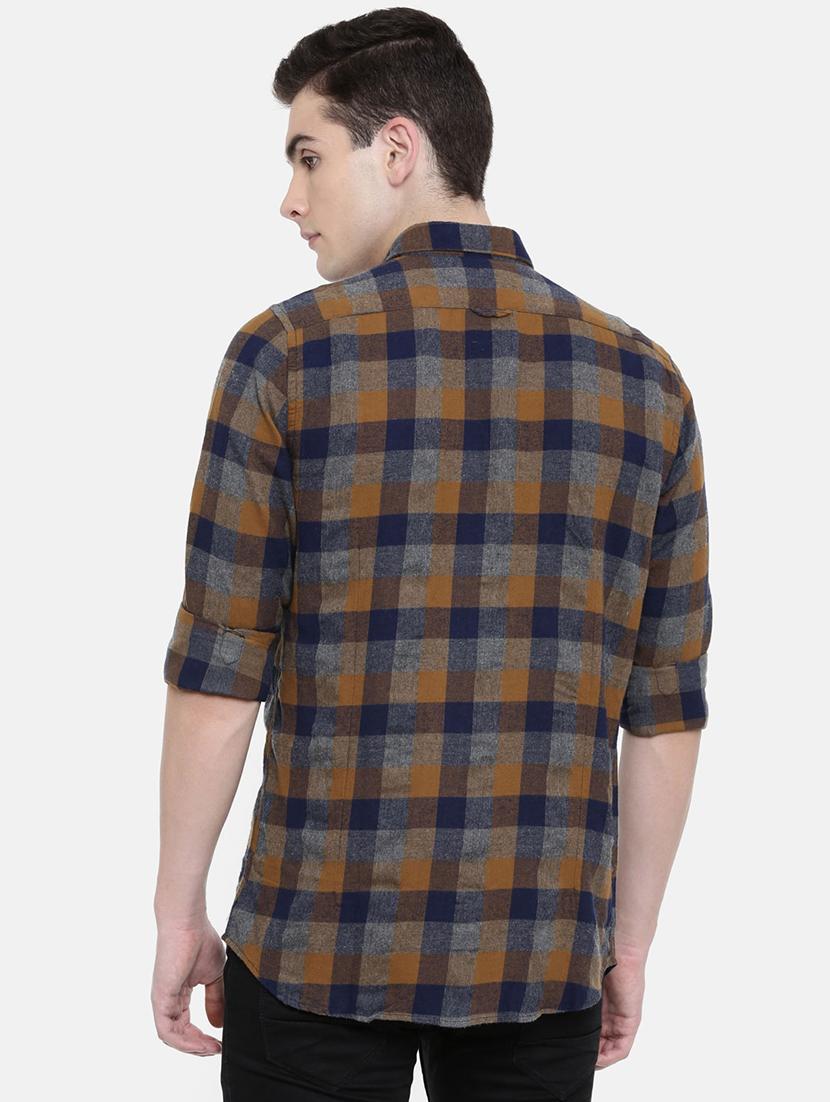 multi colored checkered casual shirt - 16387660 - Standard Image - 2