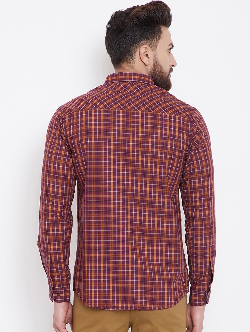 red checkered casual shirt - 16396857 - Standard Image - 2