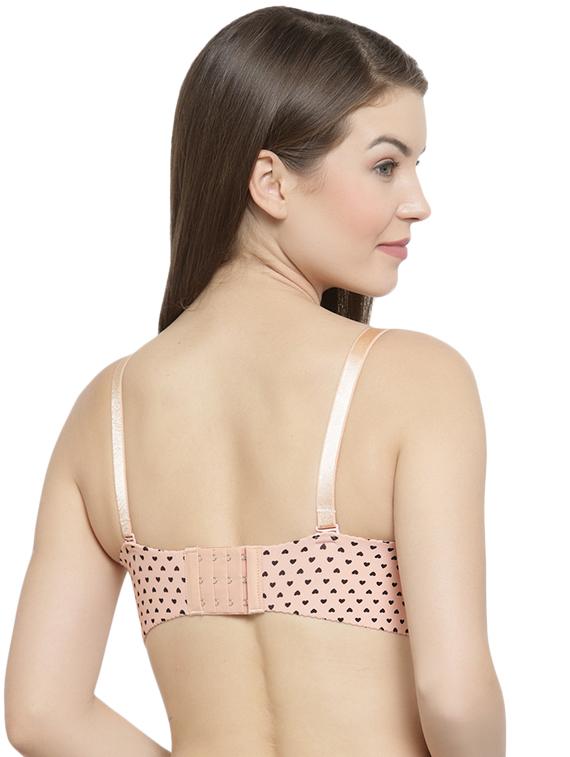 heart printed t-shirt bra - 16396956 - Standard Image - 2