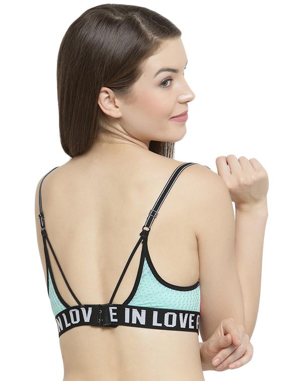 styled back color block t-shirt bra - 16396960 - Standard Image - 2
