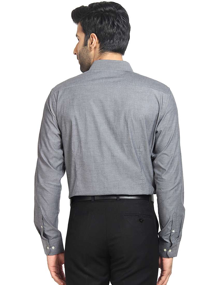 mens solids formal shirt - 16399667 - Standard Image - 2