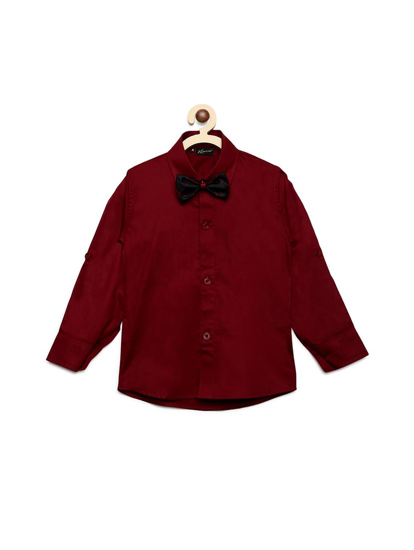 red cotton shirt waist coat - 16403627 - Standard Image - 2