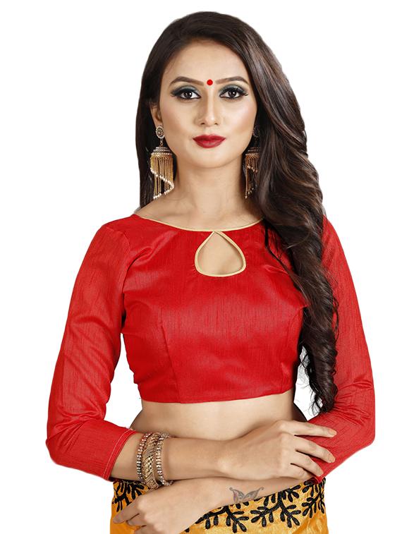 contrast dori embroidered saree with blouse - 16404339 - Standard Image - 2
