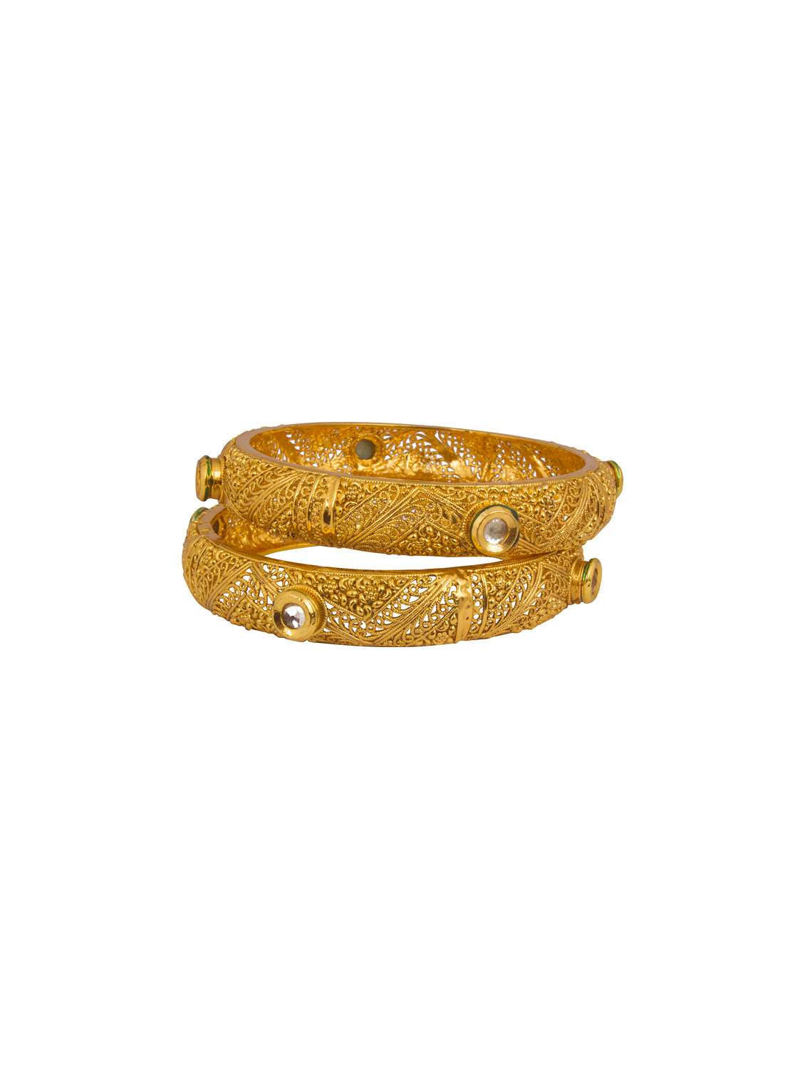 gold brass bangle