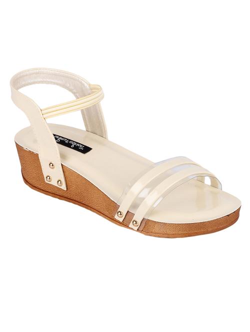 beige ankle strap wedges - 16409266 -  Standard Image - 0