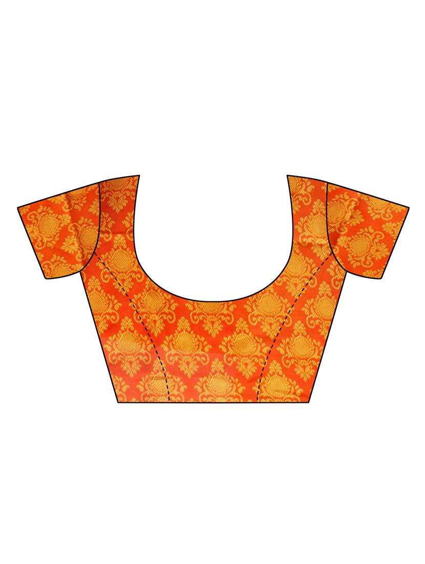kalamkari printed mysore silk saree with blouse - 16410067 - Standard Image - 2
