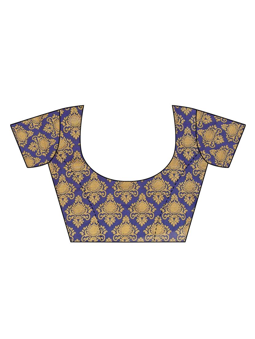 kalamkari printed mysore silk saree with blouse - 16410070 - Standard Image - 2
