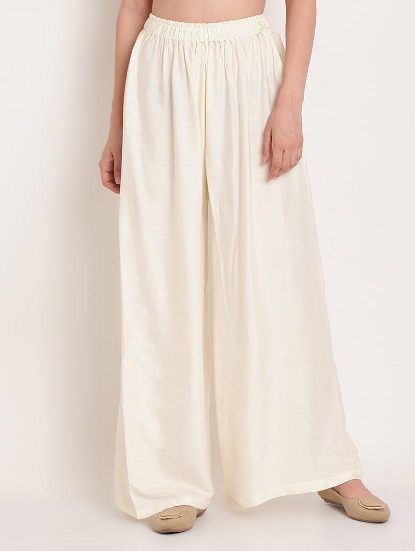 women's high rise solid palazzo  - 16419691 -  Zoom Image - 0