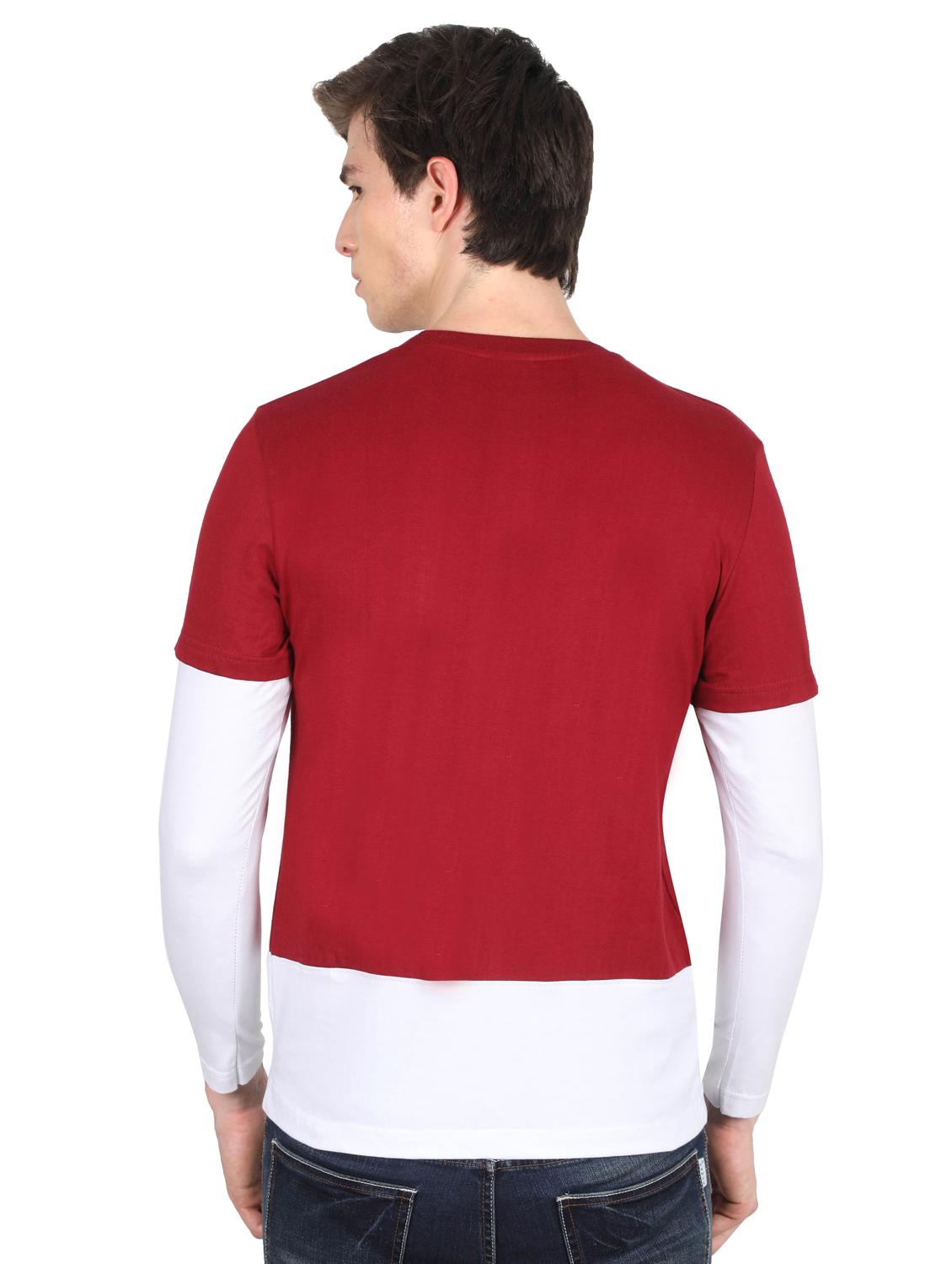 red cut & sew t-shirt - 16421374 - Standard Image - 2