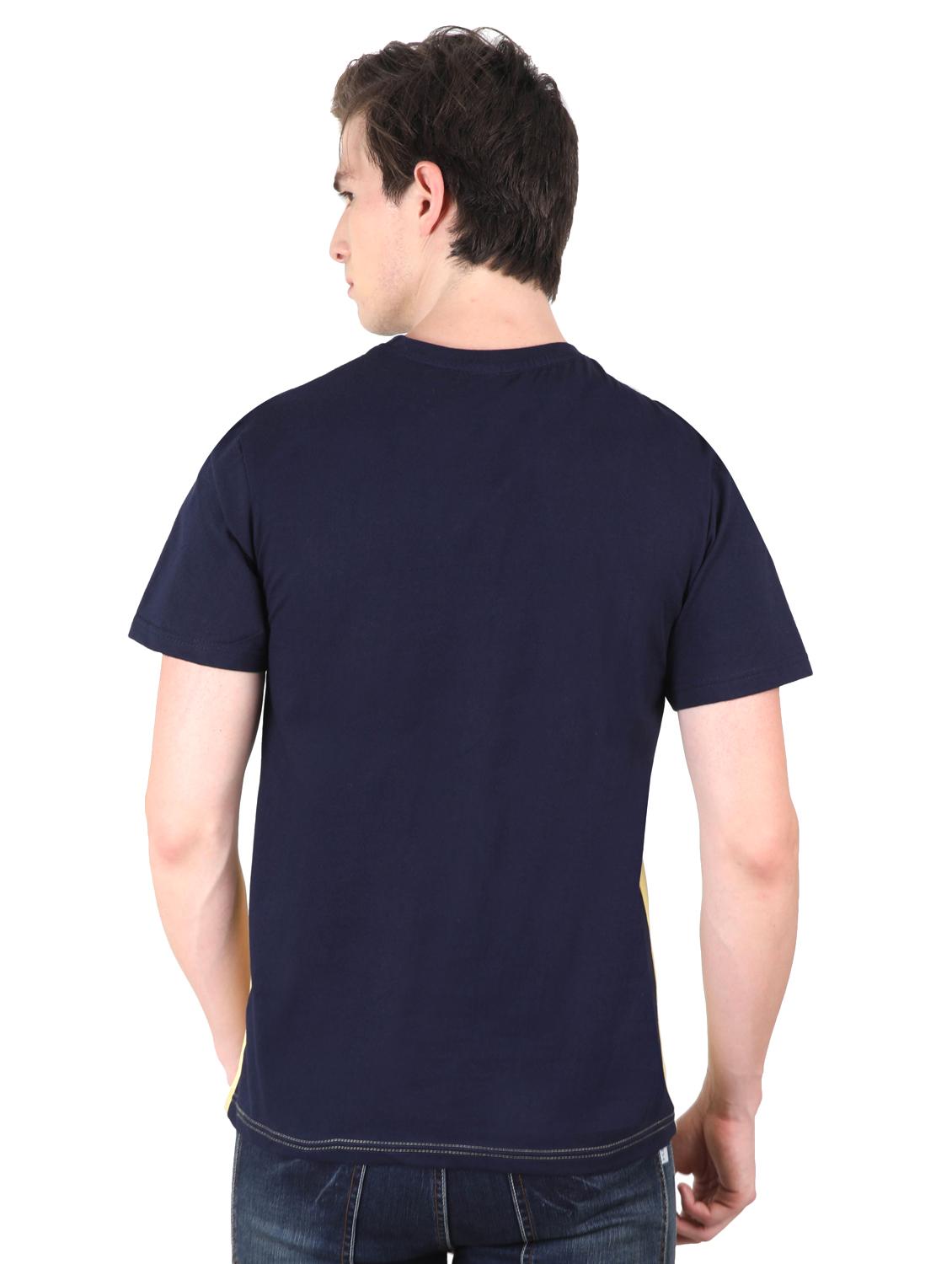 yellow cut & sew typographic t-shirt - 16421470 - Standard Image - 2
