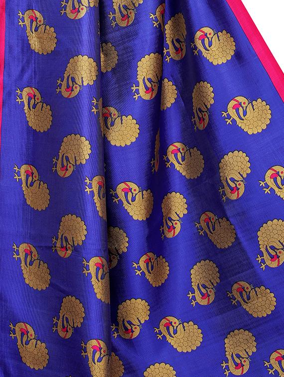 conversational mysore silk saree with blouse - 16422144 - Standard Image - 2