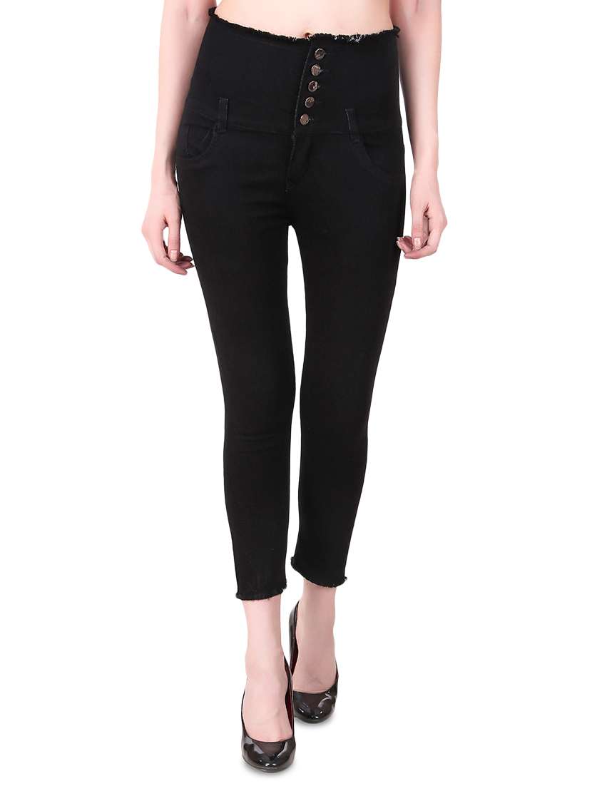 women's plain slim fit jeans