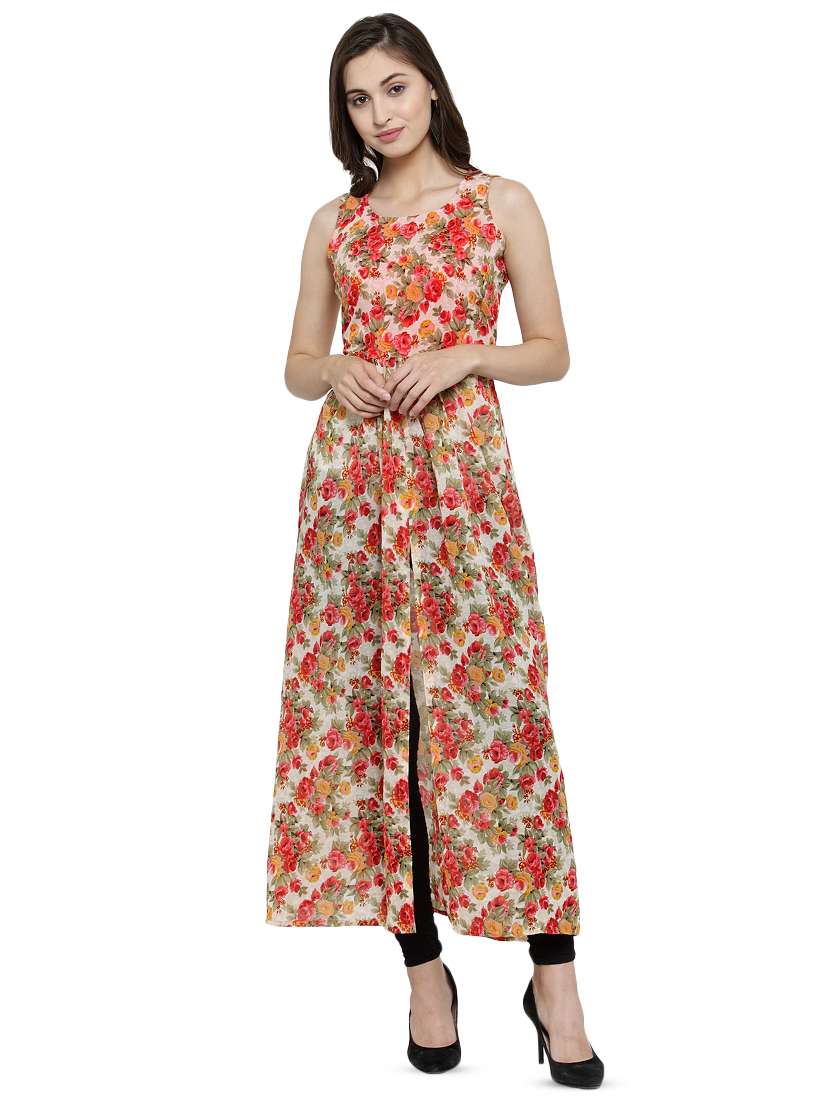 women's front slit kurta
