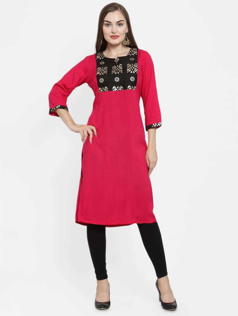 women's straight kurta - 16430819 - Zoom Image - 0