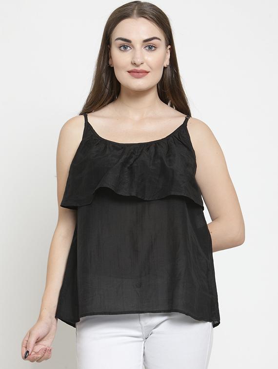 women's layered shoulder strap top - 16431735 - Zoom Image - 0