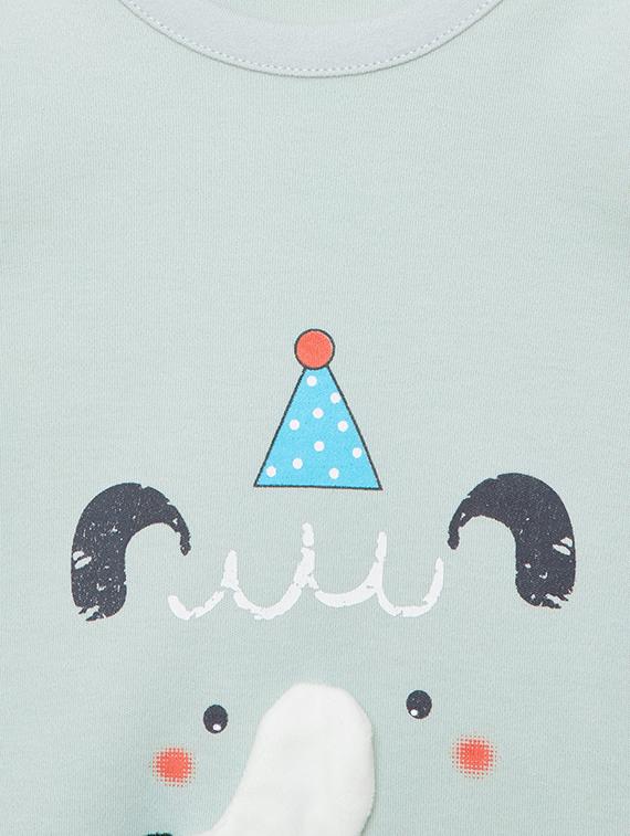 kids purist blue cotton onesies - 16433970 - Standard Image - 2