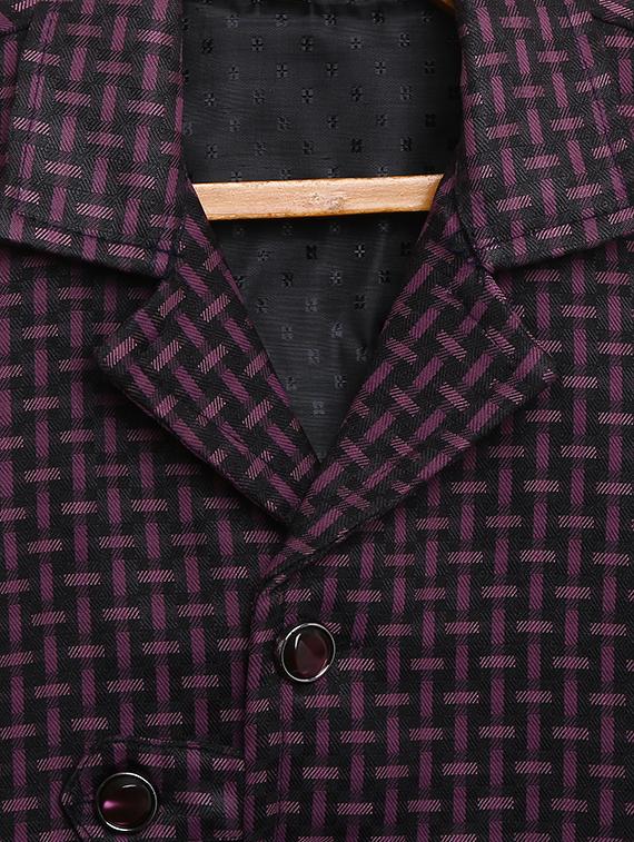 purple cotton waistcoat - 16435459 - Standard Image - 2