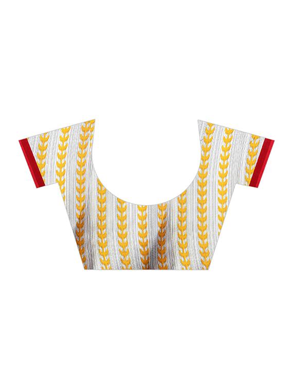 ikat printed bhagalpuri saree with blouse - 16436647 - Standard Image - 2
