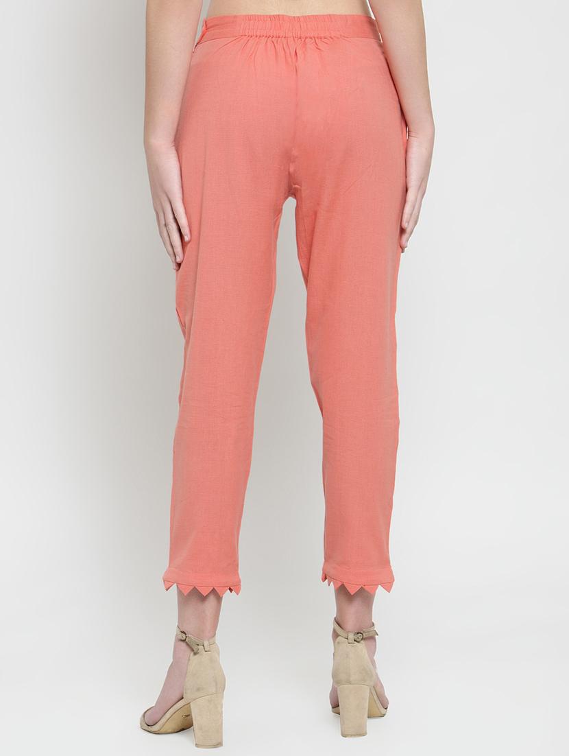 high rise solid trouser - 16438805 - Standard Image - 2