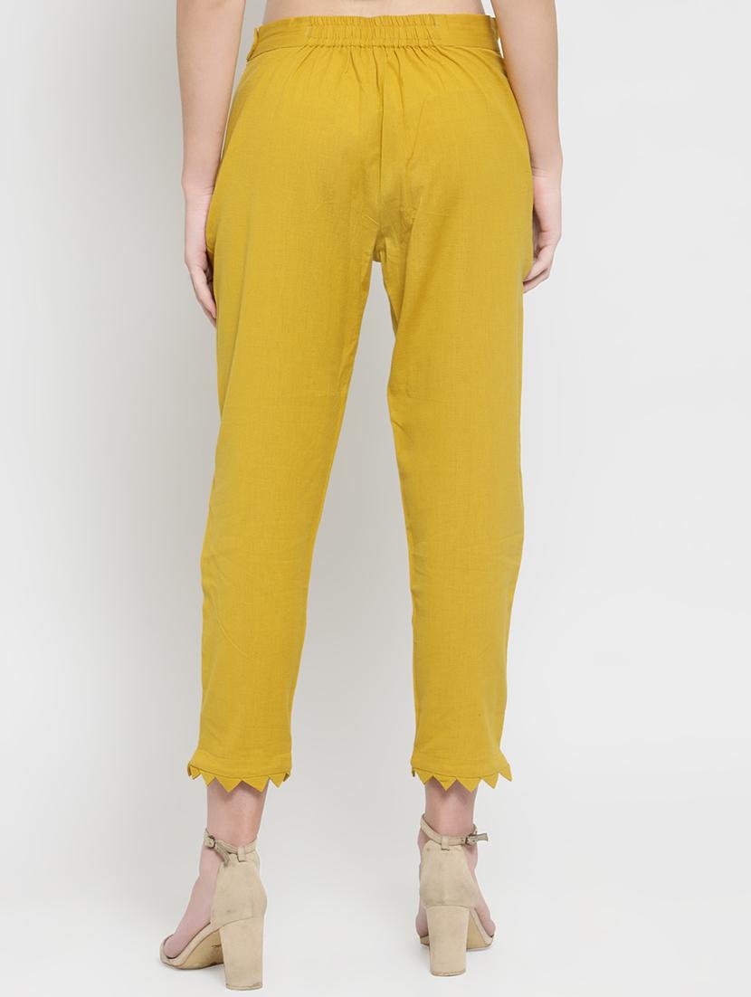 high rise solid trouser - 16438806 - Standard Image - 2