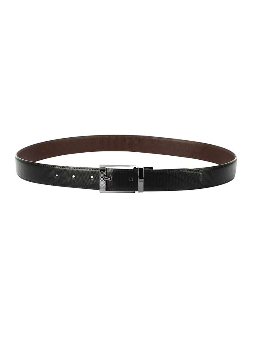 black leatherette belt