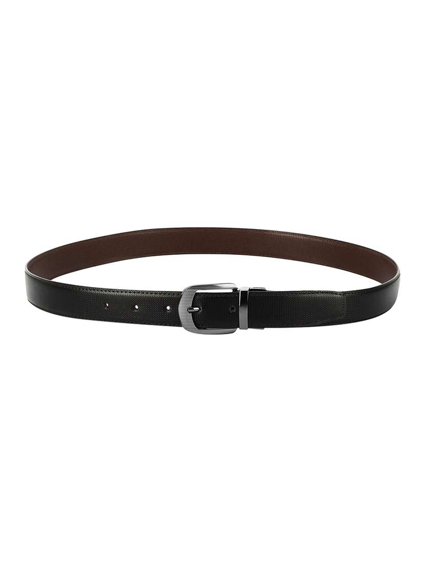 black leatherette belt