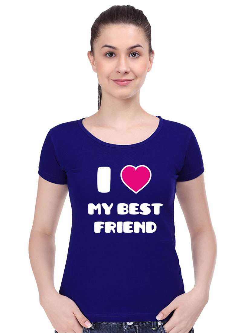 quirky print round neck tee 