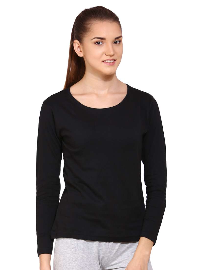 women's plain round neck t-shirt