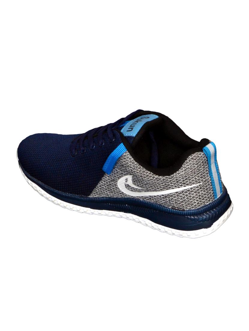 sukun blue mesh lace up sport shoes - 16445080 - Standard Image - 2