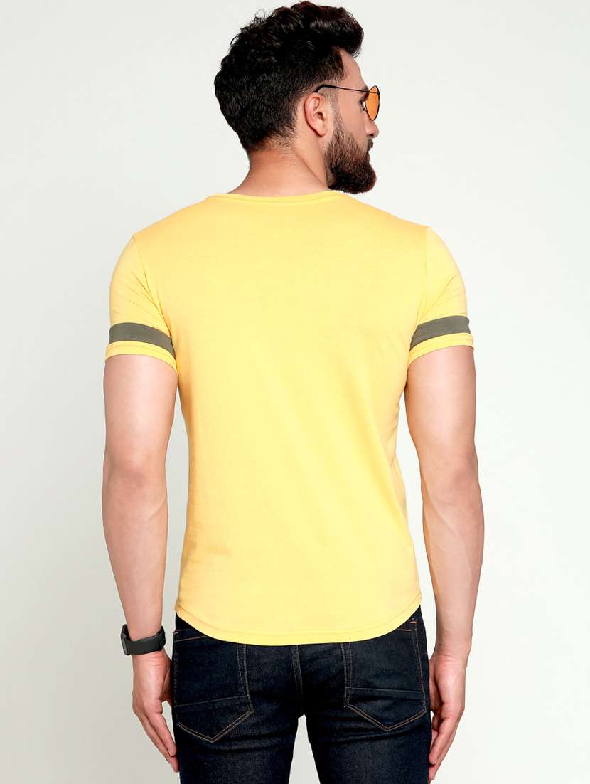 yellow striped t-shirt - 16445109 - Standard Image - 2