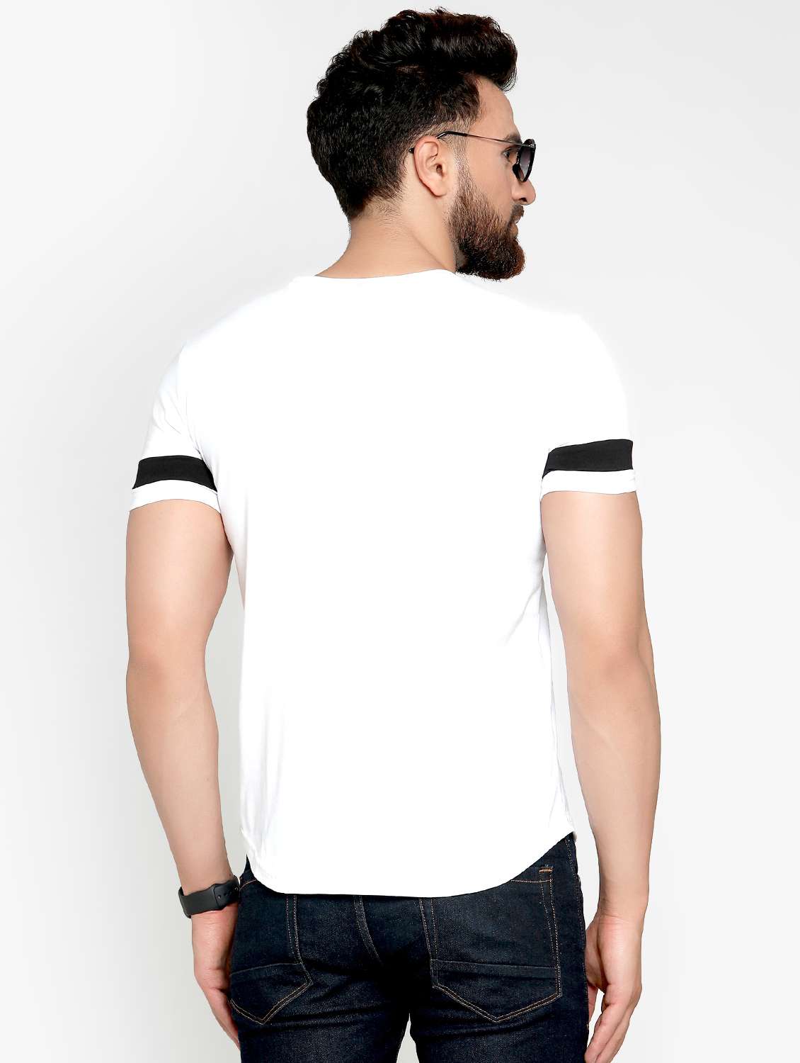 white striped t-shirt - 16445129 -  Standard Image - 2