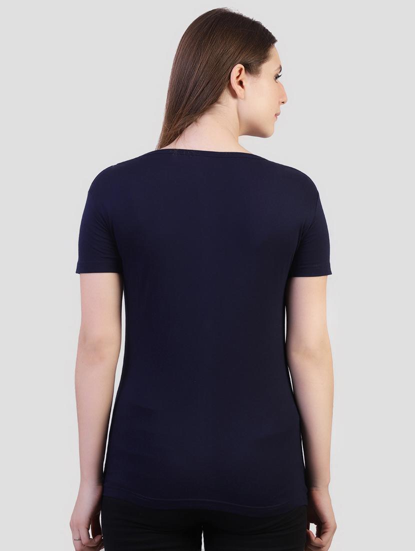 v neck short sleeved solid tee - 16447104 - Standard Image - 2