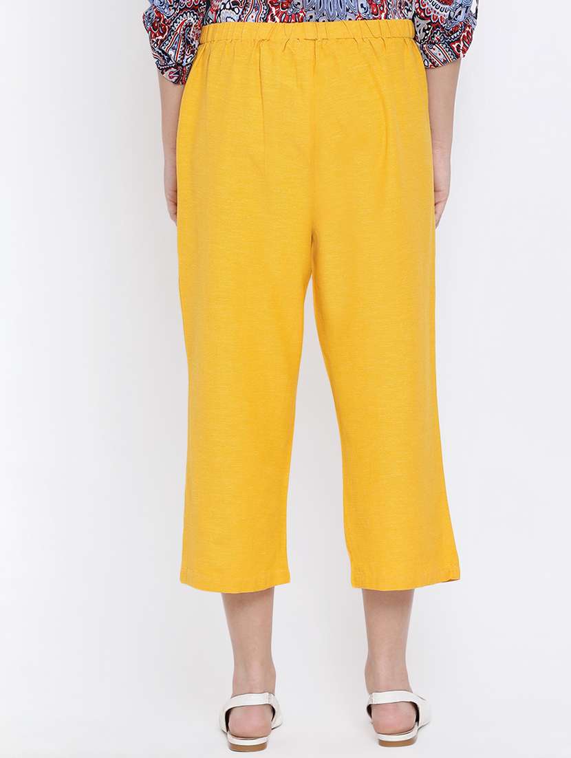 high rise solid maternity wear trouser - 16448856 - Standard Image - 2