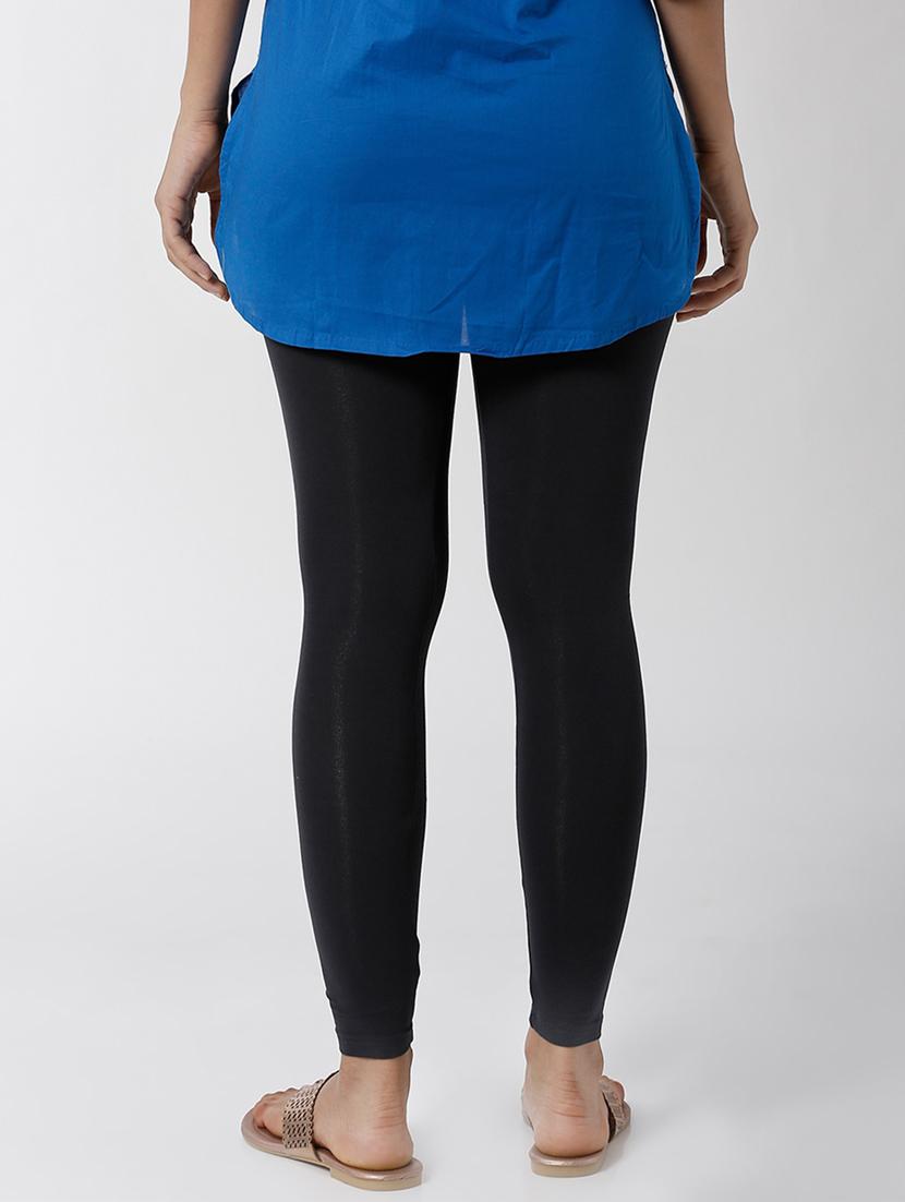 grey solid churidar - 16449117 - Standard Image - 2