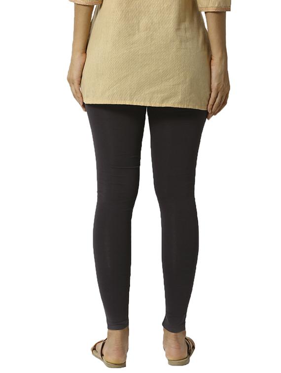 grey solid churidar - 16449129 - Standard Image - 2