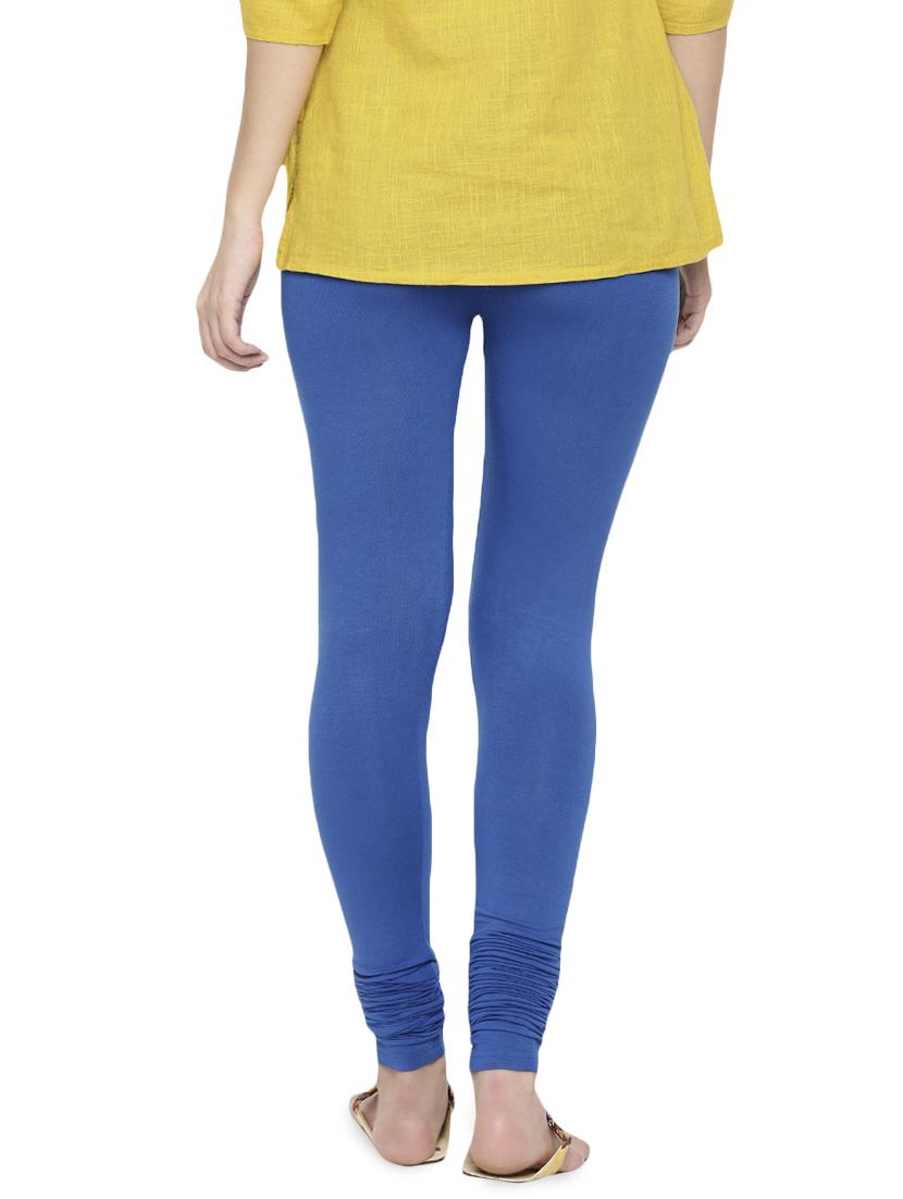 blue solid churidar - 16449136 - Standard Image - 2