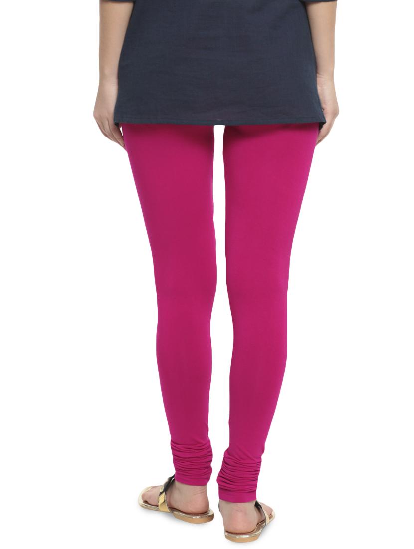 pink solid churidar - 16449138 - Standard Image - 2