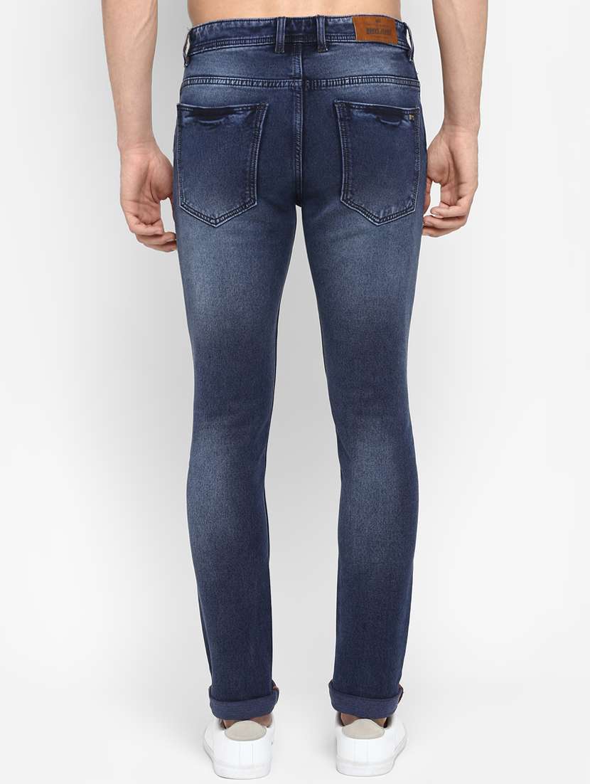 mens slim fit plain jeans - 16449205 - Standard Image - 2