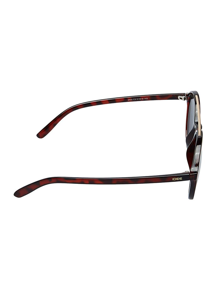 idee mirrored oval unisex sunglasses- (ids2400c3sg) - 16450032 - Standard Image - 2