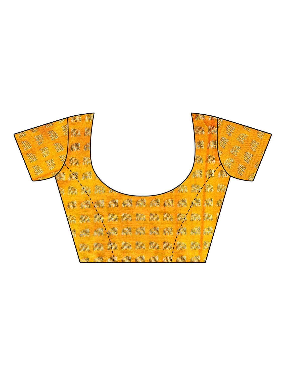 yellow art silk mysore saree with blouse - 16451855 -  Standard Image - 2